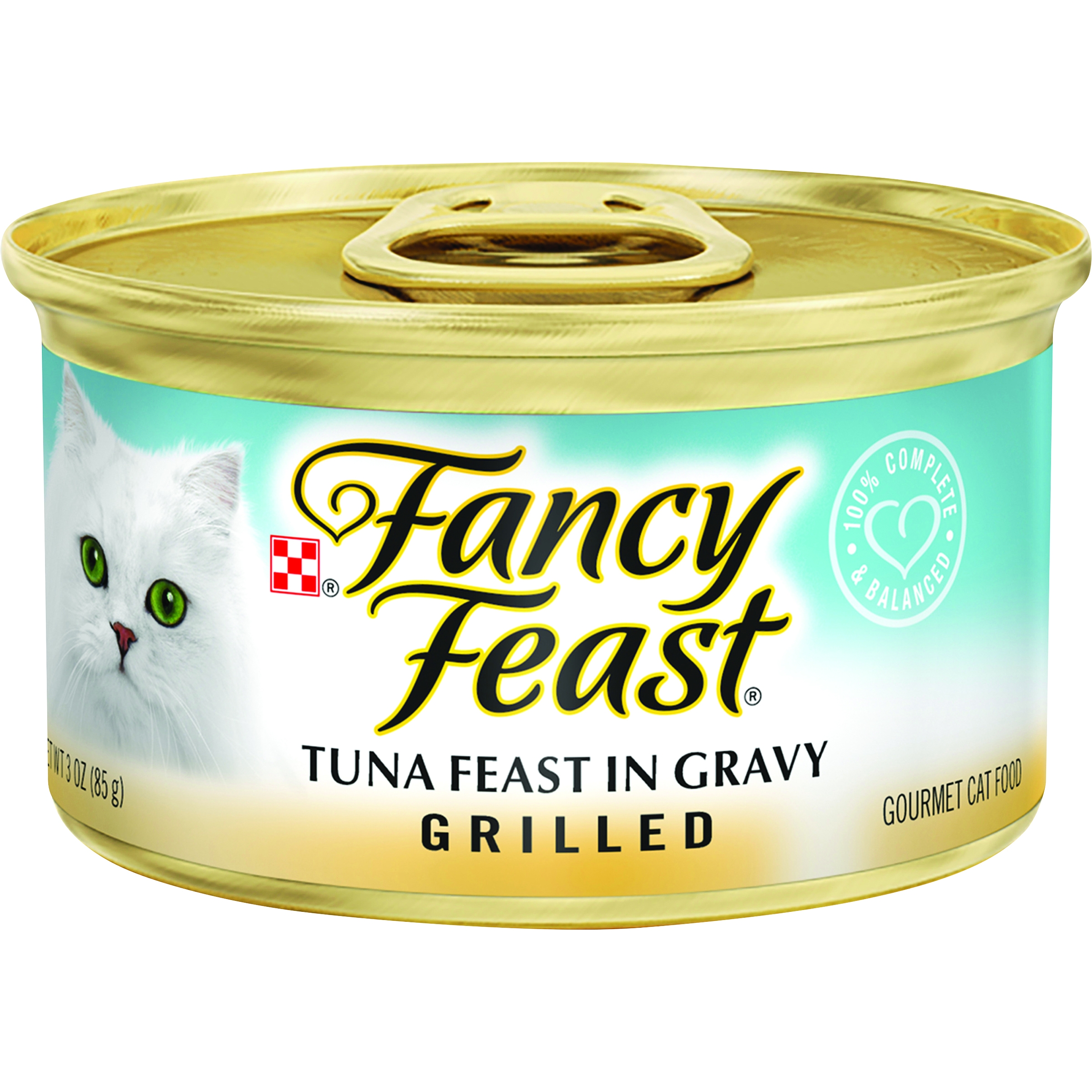 Purina fancy feast grilled feast in hot sale gravy canned wet cat food